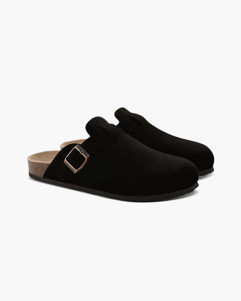 Men's Clogs Brown Suede Luxury Comfort Slip-On Casual Footwear