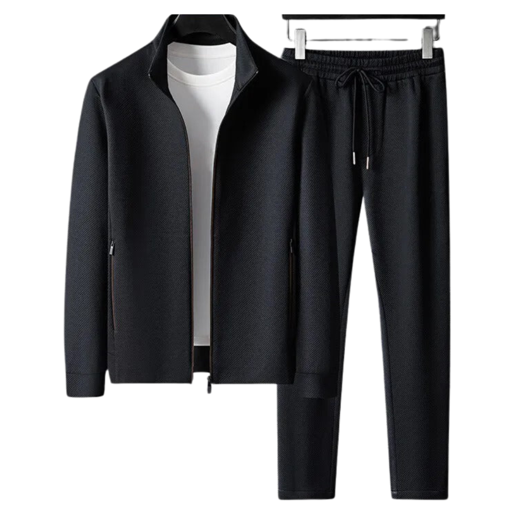 Variant image for Men's Tracksuit Black High-Quality Polyester Comfortable Casual Wear Stylish Fit-6