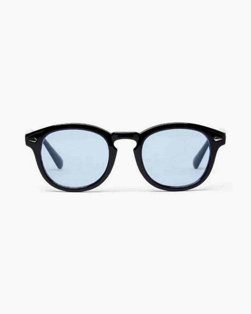 Unisex Sunglasses Set Blue Purple Rose Tinted Lenses Durable Black Frames UV Protection-2