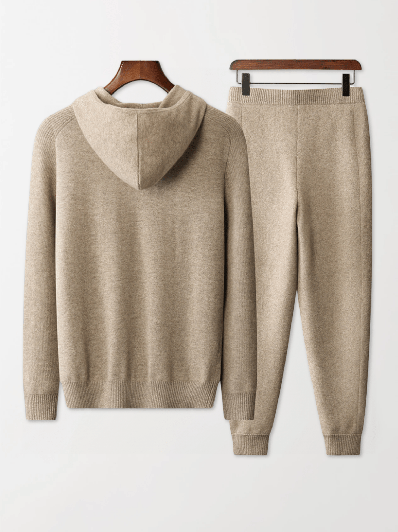 Men's Tracksuit Grey Cashmere Comfortable Soft Relaxed Fit Stylish Casual Wear-2