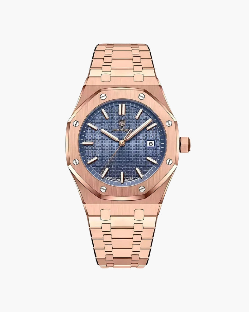 Variant image for Men's Watch Blue Stainless Steel Water-Resistant Date Display Elegant Design-1
