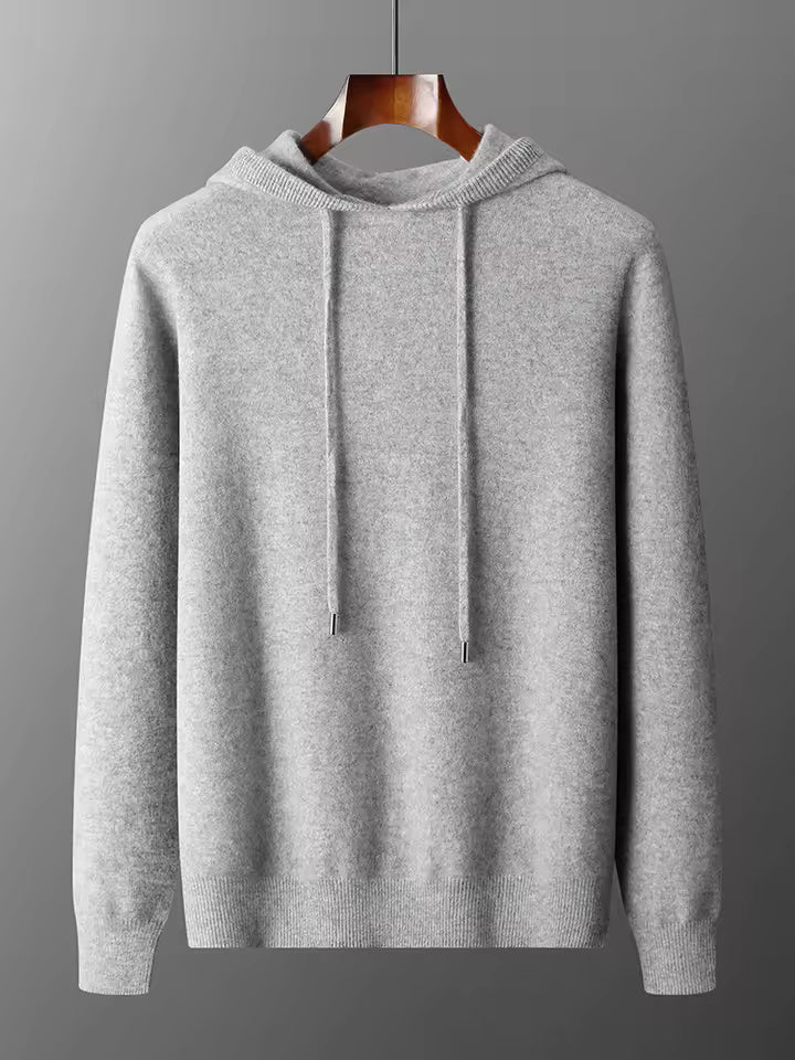 Men's Tracksuit Gray 100% Cashmere Luxury Comfortable Fit Stylish Casual Wear-2