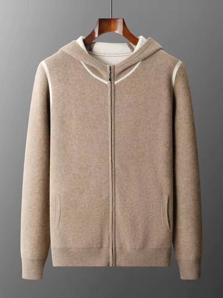 Men's Tracksuit Grey Cashmere Comfortable Luxury Soft Fabric Relaxed Fit-2